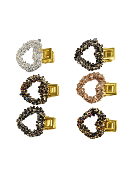 گیره انبری مو فول نگین و ثابت