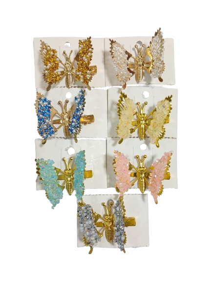 گیره انبری مو پروانه ای